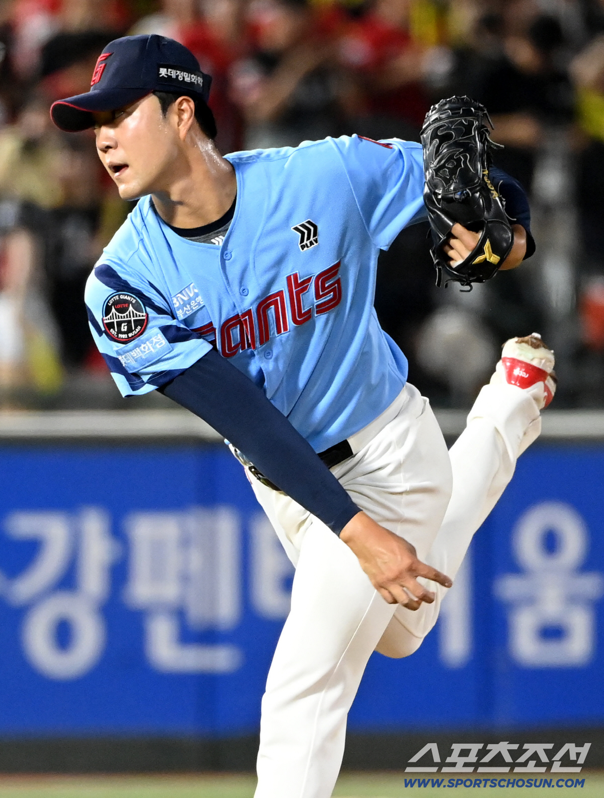 [포토] 윤성빈, 최고 156Km 직구 쾅!