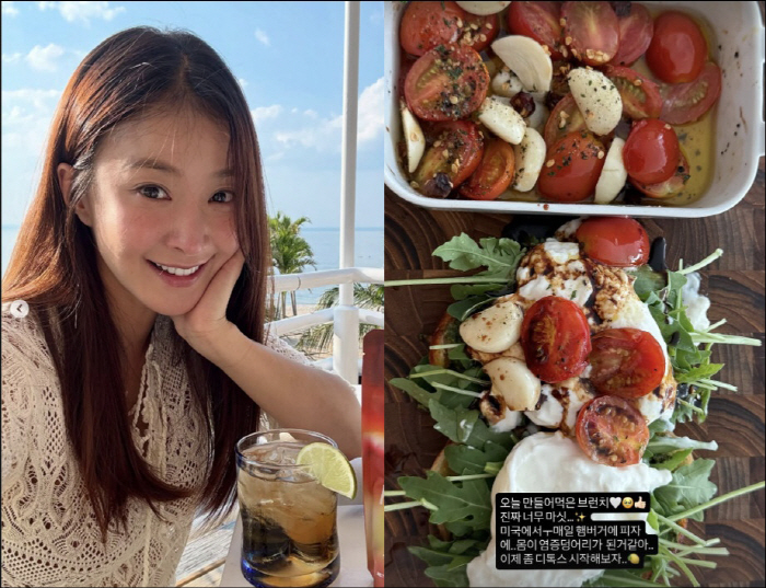 '둘째 임신' 이시영, 美 한달살이 후유증 "몸이 염증덩어리가 돼"