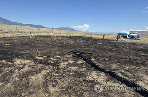 캐나다 들판 화재…용의자는 고압선에 물고기 떨어뜨린 새