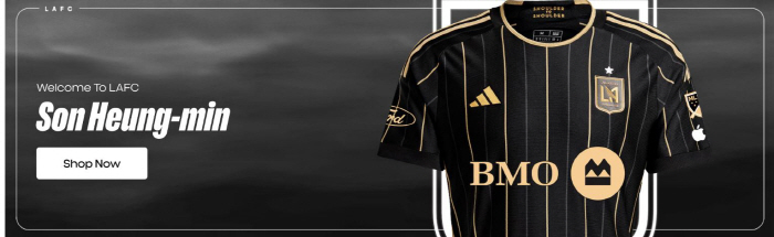 "'LA7번'SON유니폼 사러가기 링크,꾹~" 준비된 MLS,손흥민 마케팅 시작!LAFC 팬스토어도 북적...오센틱27만원X레플리카18만원선