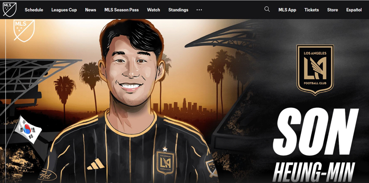 "'LA7번'SON유니폼 사러가기 링크,꾹~" 준비된 MLS,손흥민 마케…