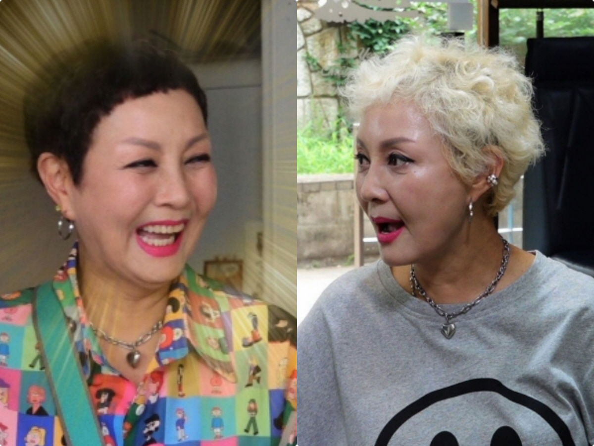 '63세' 홍진희, 금발 숏컷서 흑발 파격 변신.."남자친구 생긴 거야?…