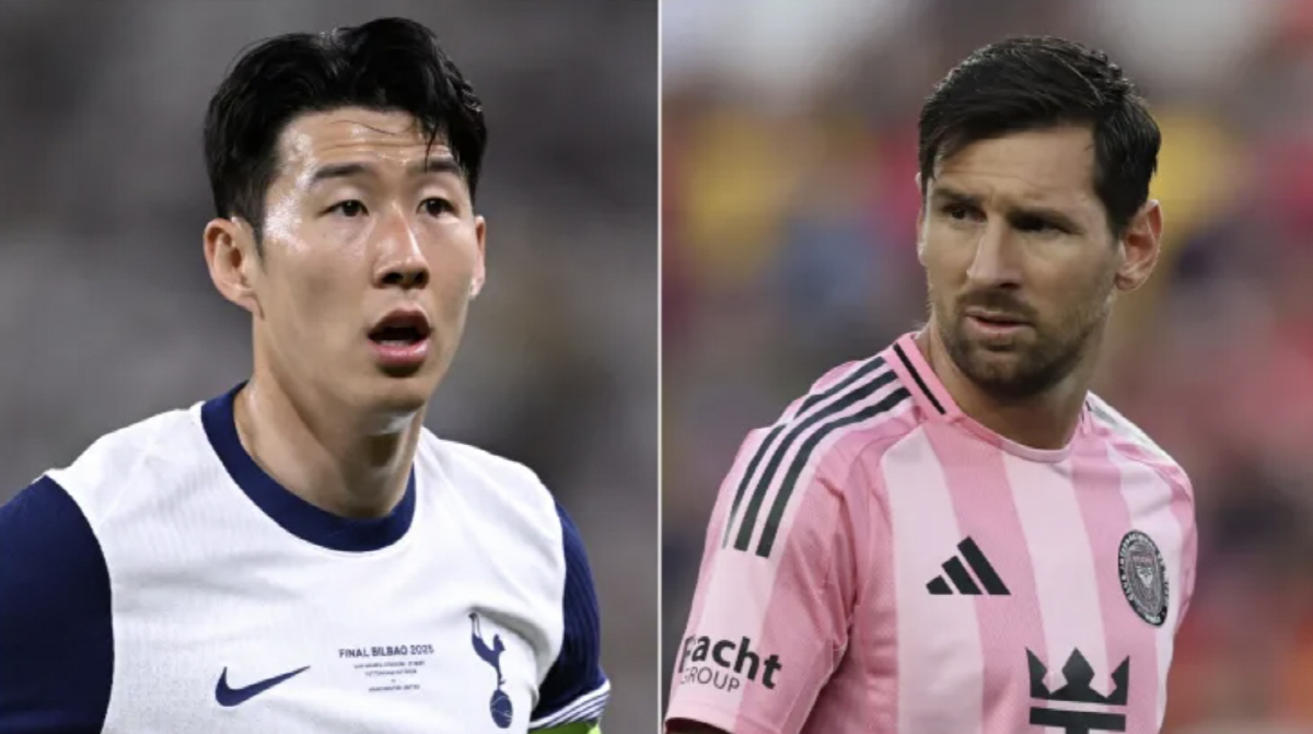 "롤모델 호날두" 손흥민, 메시 때문에 MLS 이적했나? "메시 업적, …