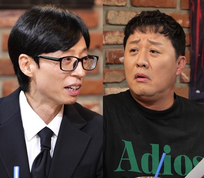 유재석, '놀뭐' 하차 정준하에 돌직구 "우리 뒷담화 하고 다녔다고"