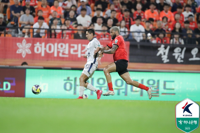 '치열한 공방전' 강원-김천, 0-0 무승부 '김천 2위 점프'[K리그1…