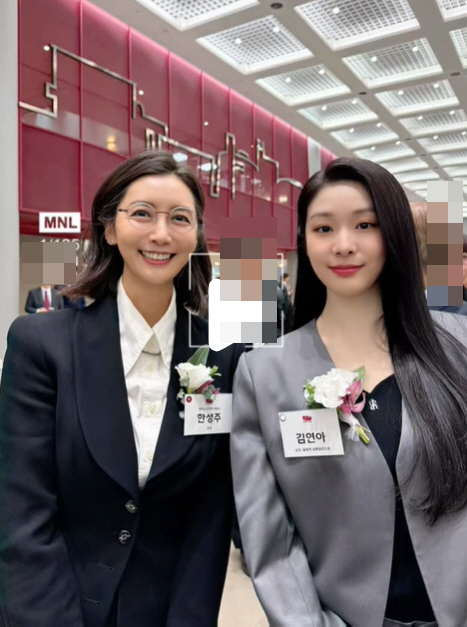 한성주, 사생활 영상 유출 활동중단 14년만 김연아와 투샷 "후배와 함께…