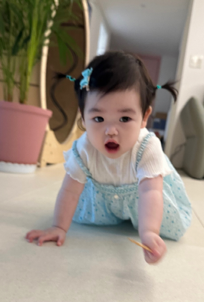 '박수홍♥' 김다예, 33kg 빼고 5kg 더 감량.."두 달 뒤 딸 돌잔치"