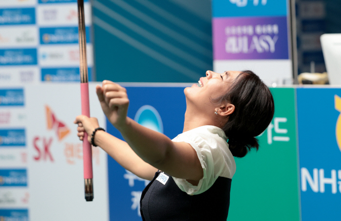 '여왕이 돌아왔다' 스롱 피아비, 1년 5개월만에 김민아 상대 설욕전 승리. LPBA 2개 대회 연속우승+개인 통산 9회 우승 달성