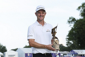 PGA 투어 PO 1차전 우승 로즈, 세계랭킹 9위로 상승