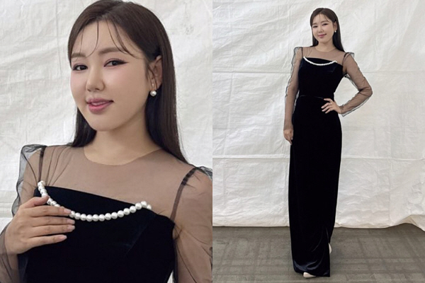 153cm 송가인, 키 170cm됐다..9등신 황금 비율