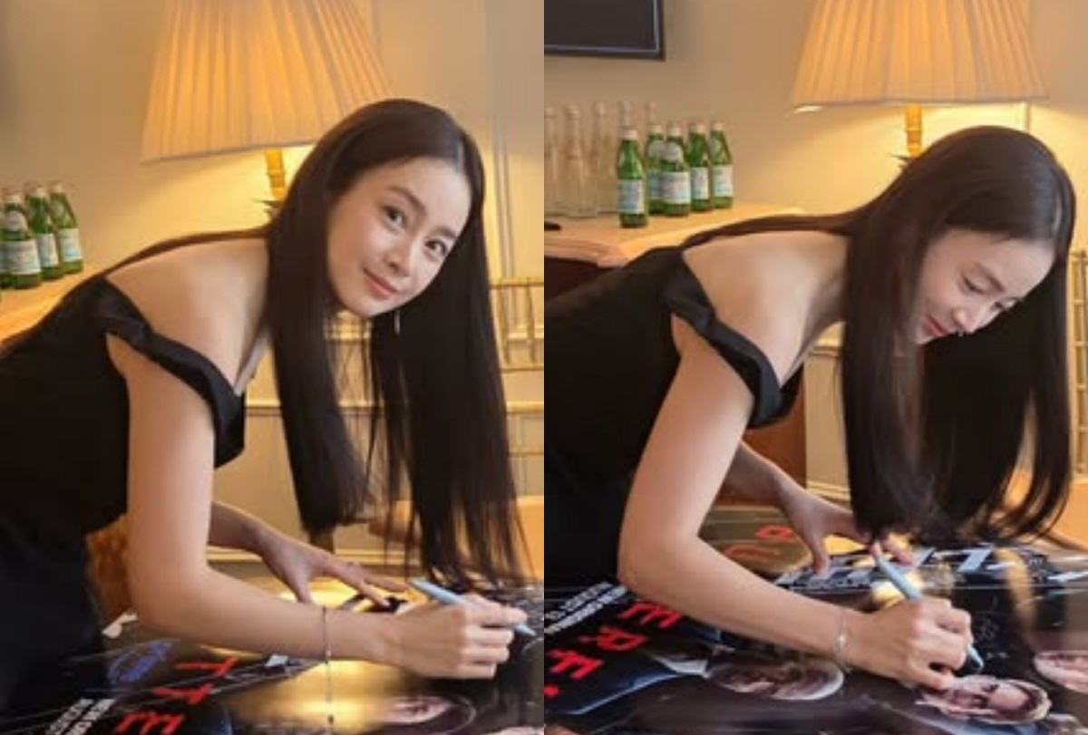 [SCin스타] 뉴욕 찾은 김태희, 20년 전 광고 촬영현장 방문 소감 …