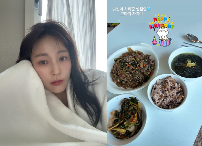 안혜경 ♥남편, 촬영감독 아닌 셰프였나...수준급 요리 솜씨 "생일상 고…