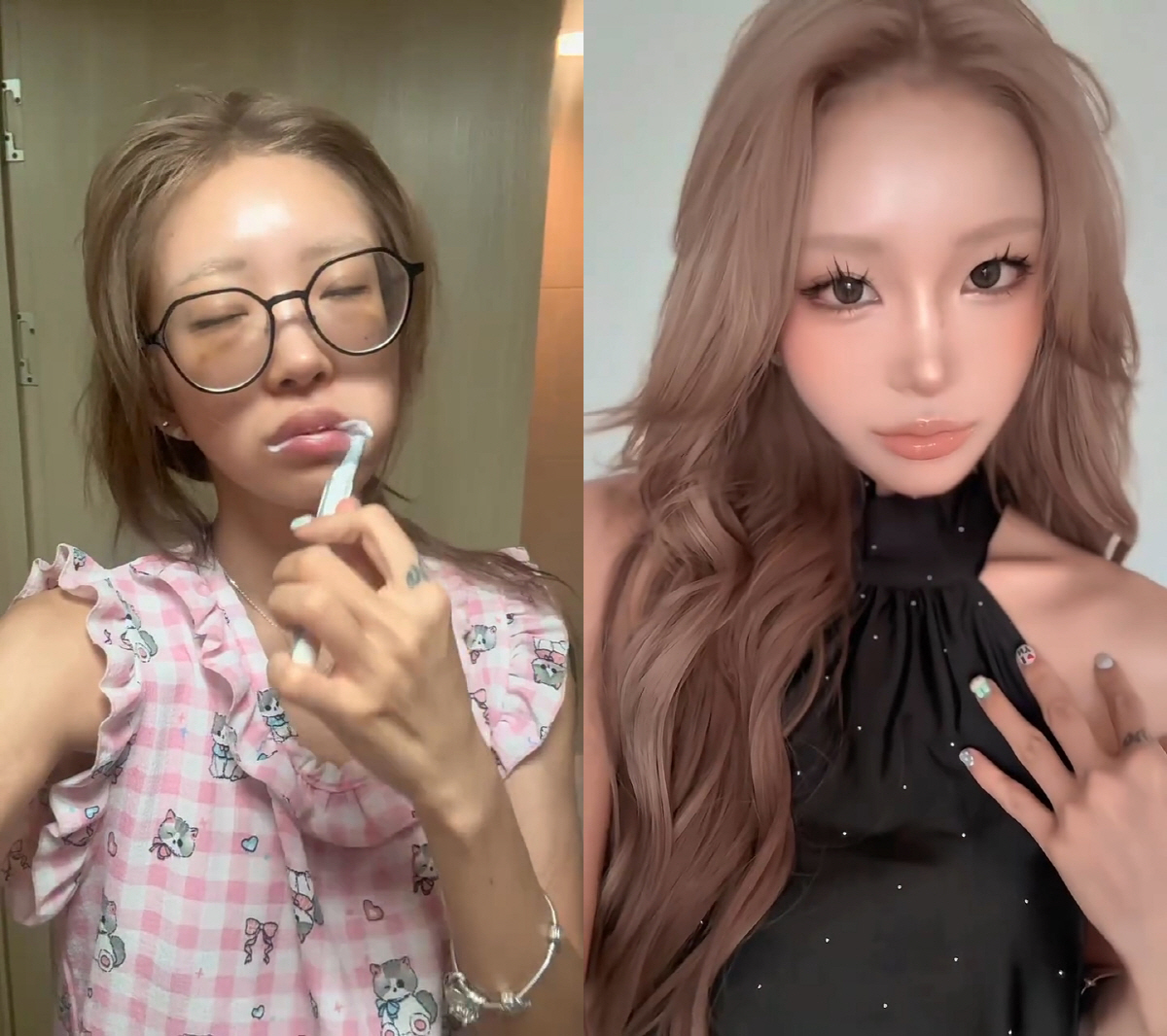 "외할머니와 연락안해" 최준희, NO메이크업에 본인도 깜짝?…"오마이갓"