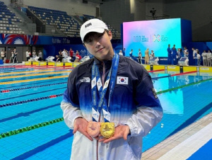 핀수영 신명준, 월드게임 남자 50ｍ 무호흡 잠영 우승