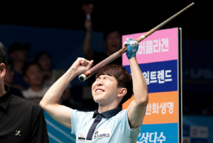 일본 3쿠션 기대주 모리, PBA서 일본 남자 선수로 첫 우승