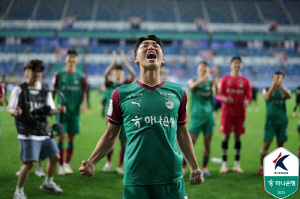 대전 재역전승 주역 김준범, K리그1 25라운드 MVP