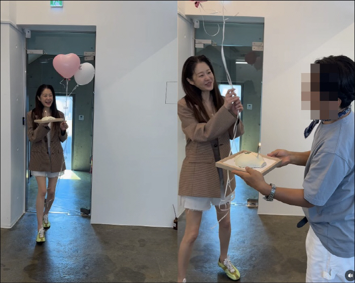 고현정, 앙상한 다리로 준비한 서프라이즈 파티 "여보 생일 축하해"