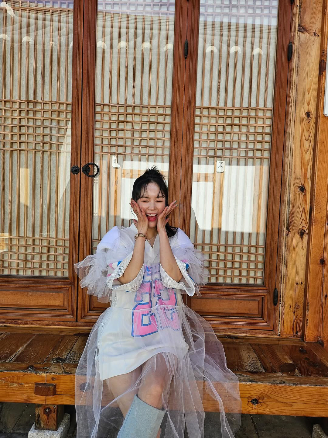 '46세' 장영란, 과감한 하의 실종 패션...'21kg 감량' 후 몸매…