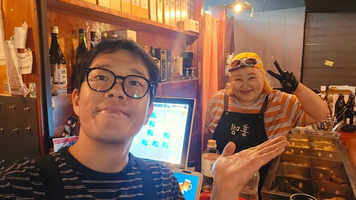 홍윤화♥김민기, 대박난 오뎅바 평일에도 '만석'..."오늘도 바쁘다"