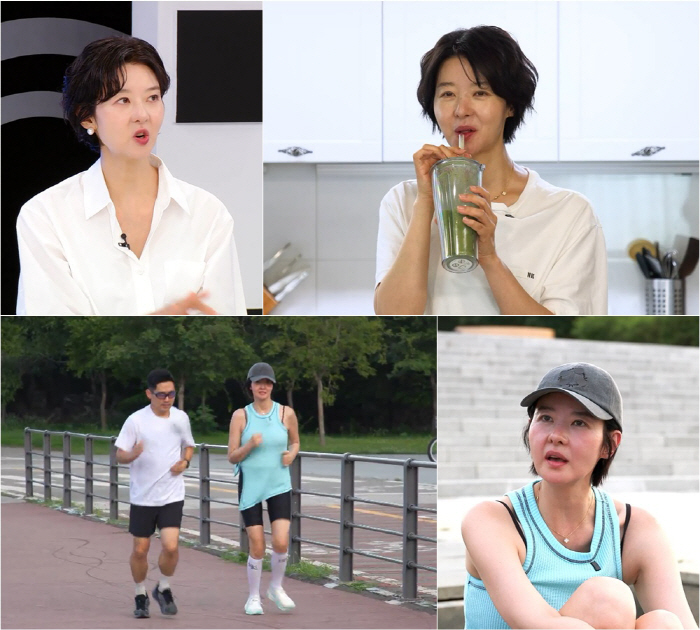 '51세 싱글맘' 송선미, 늘씬 수영복 몸매 비결 "한강 러닝, 과채 주…
