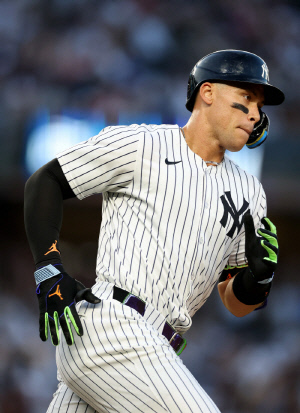 '누가 AL MVP 경쟁 끝났다고 했나' NYY 애런 저지, 20일 만에 부활의 홈런포 폭발