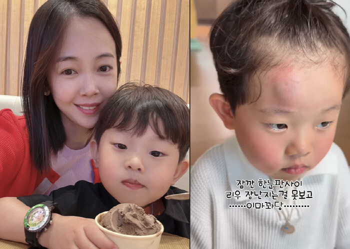 '윤전일♥' 김보미, 한눈 판 사이 子 꽈당→병원行 '오열' "이마에 피…