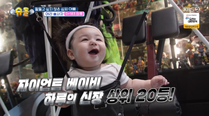 심형탁 子, 키 69.5cm·몸무게 9.7kg '상위 3%'..."소아비…