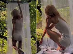 '골반 괴사 진행중' 최준희, 170cm·41kg 몸매…뼈가 다 보일듯 앙상한 바디라인