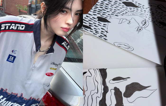 한소희, 프랑스 미대 합격했다더니..수준급 그림 실력 공개