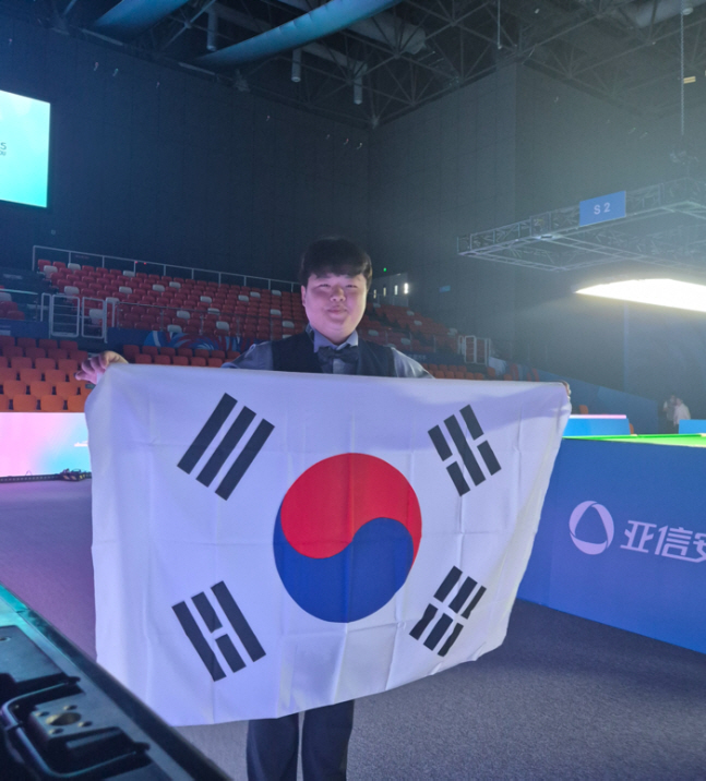 '한국 3쿠션이 세계를 정복했다' 에이스 조명우, 한국선수 최초 월드게임…
