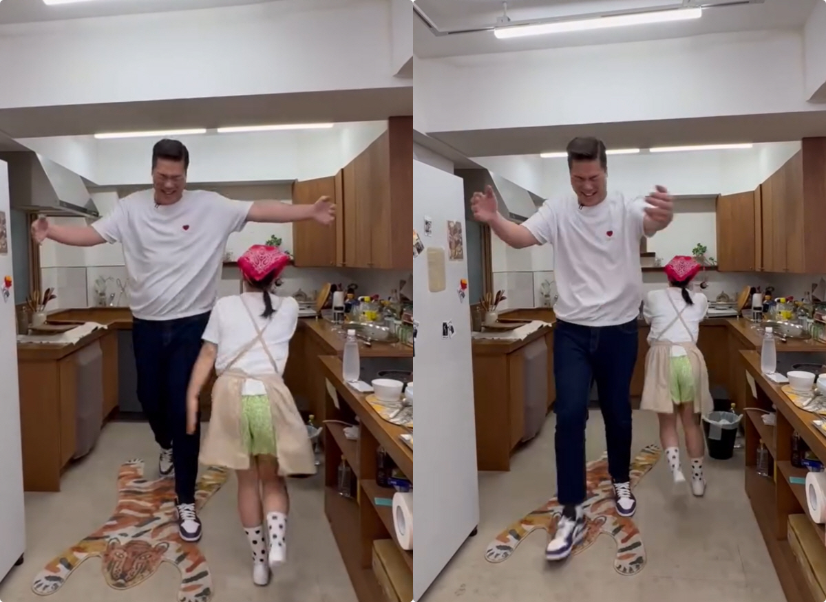 148cm 박나래, 서장훈에 달려가 안겼다..59cm 키 차이에 '포옹 …