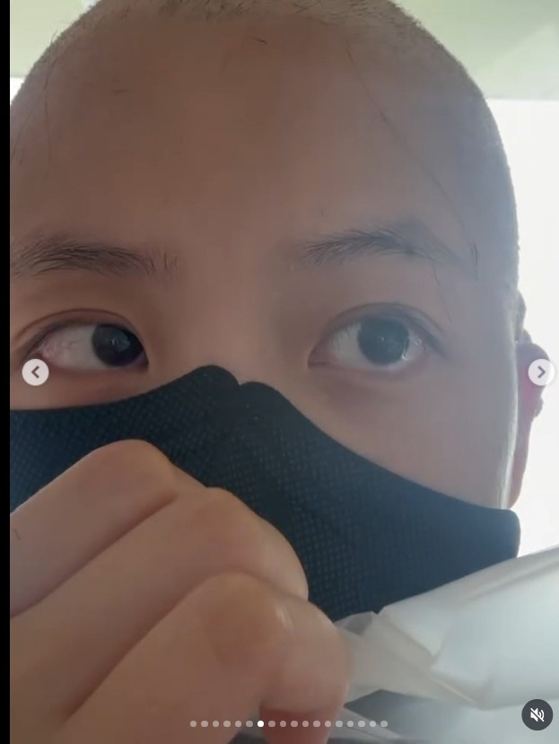 '굿데이 출신' 류지원, 백혈병 투병 중 삭발…"더 건강하게 돌아올 것"