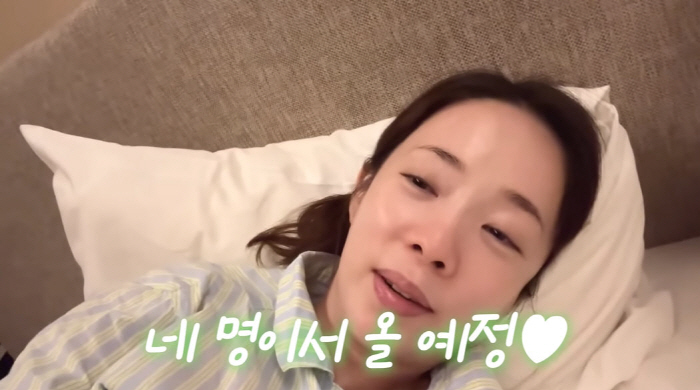 '44세 임신' 박은영, 지쳐 누운 사연…"5일 째 물놀이. 살찔 틈 없…