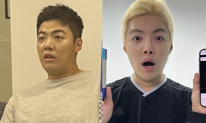 '이상화♥'강남, '99→72kg' 반쪽된 얼굴에도 10kg 더 뺀다 "계속 러닝"