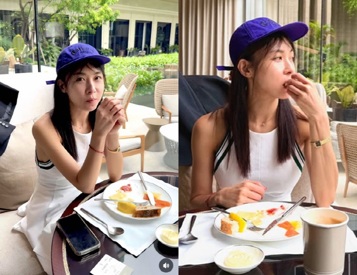 '47세' 하지원, 충격적인 식사량..동안+잘록허리 비결인가