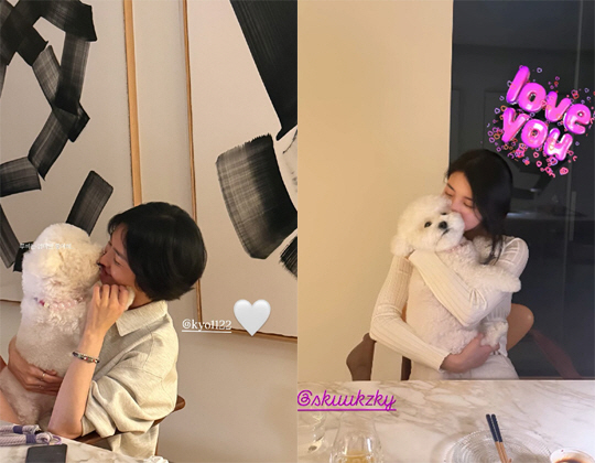 수지, 송혜교 집 놀러 갔다가..서운함 폭발 "루비는 엄마만 좋아해"