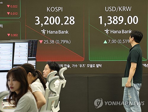 美물가상승 가능성에 원/달러 환율 8.0원 오른 1,390.0원 개장