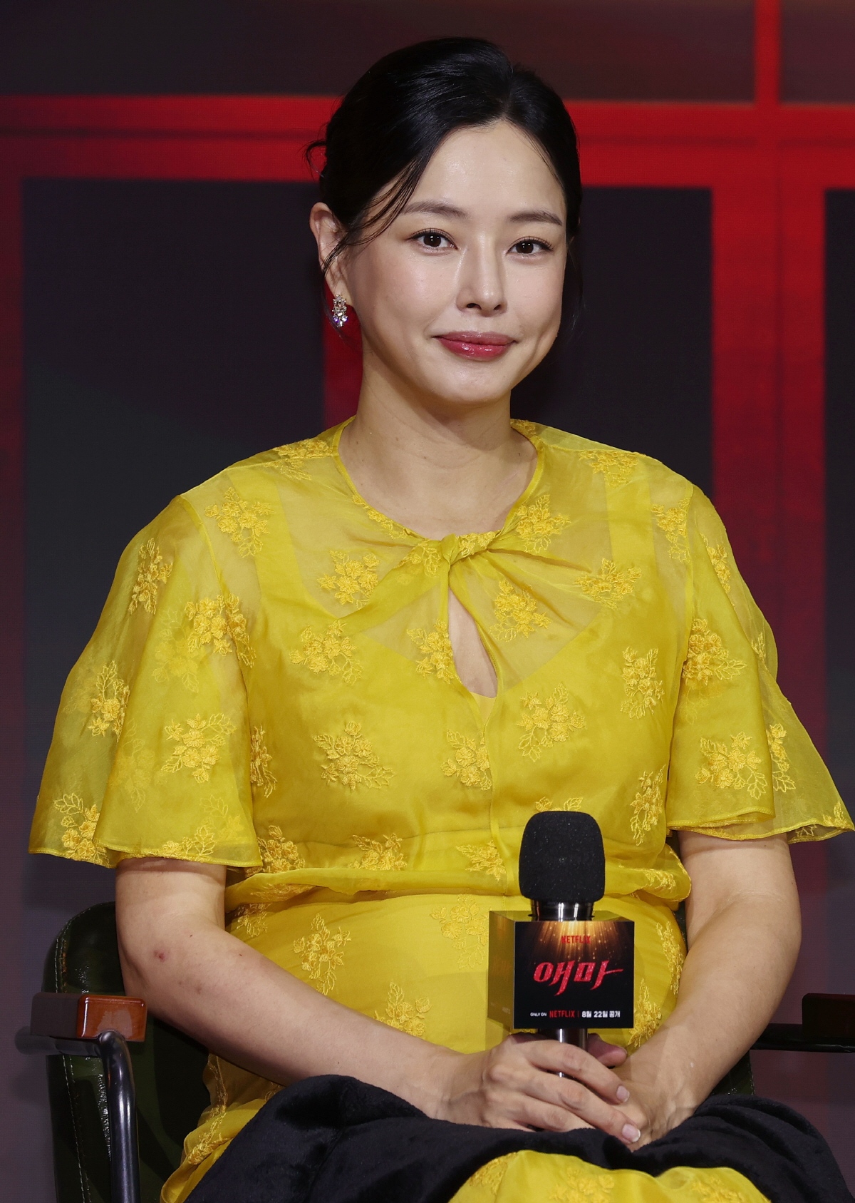 “만삭에도 열정 빛나”  ‘애마’ 제작발표회 극적 참석한 이하늬 “다음 …