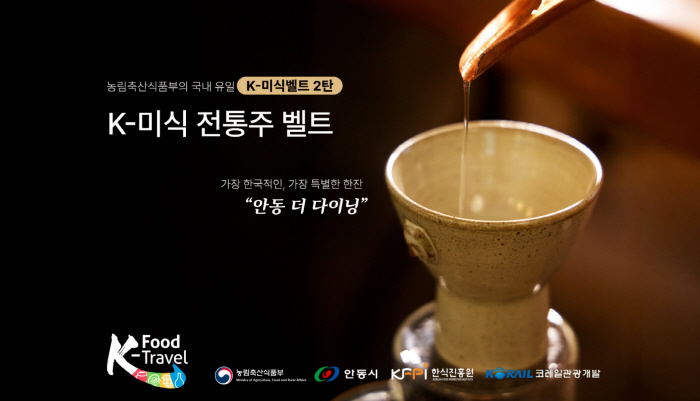 코레일관광개발, K-미식 전통주 벨트 팝업열차 출시