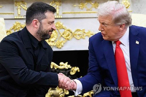 2월 같은 '외교참사' 없었다…서로 예의 차린 트럼프-젤렌스키