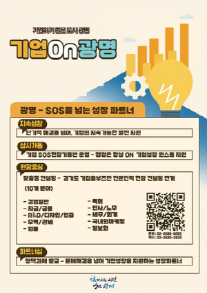 광명시, 기업 성장지원 정책브랜드 '기업온 광명' 가동