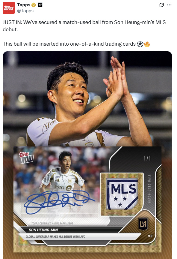 "이제 벌어볼까?" 시동 걸린 미국 '손흥민 마케팅'…MLS 데뷔전 공 …