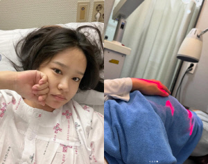 헤이지니, 둘째 子 출산후 극심한 고통 