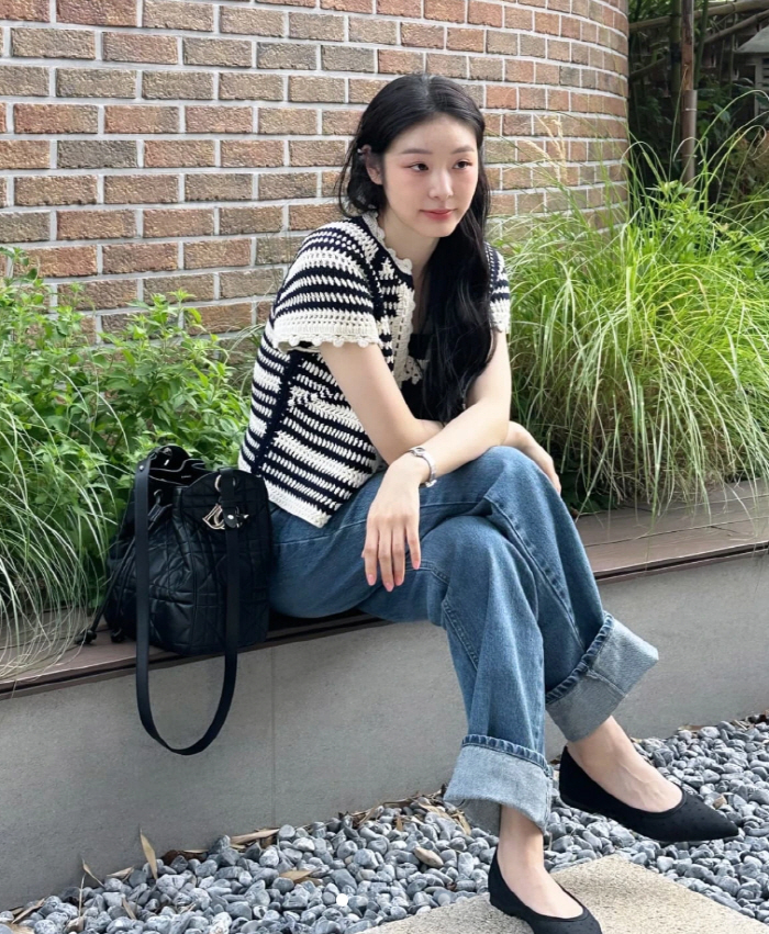 김연아, ♥고우림이 찍어줬나..카메라 향해 활짝, 못숨기는 미소