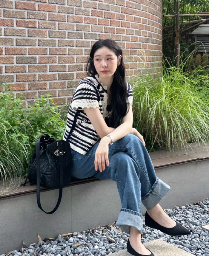 김연아, ♥고우림이 찍어줬나..카메라 향해 활짝, 못숨기는 미소