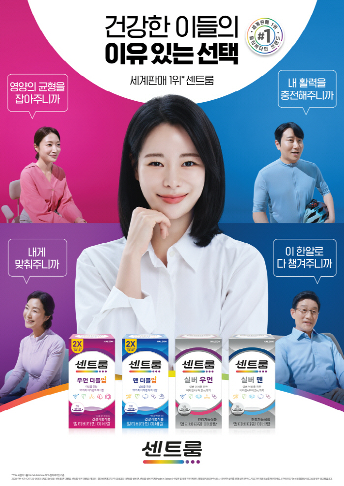 "하루 한 알로 간편하게 영양소 채워 만족"…센트룸, 멀티비타민 섭취 소…