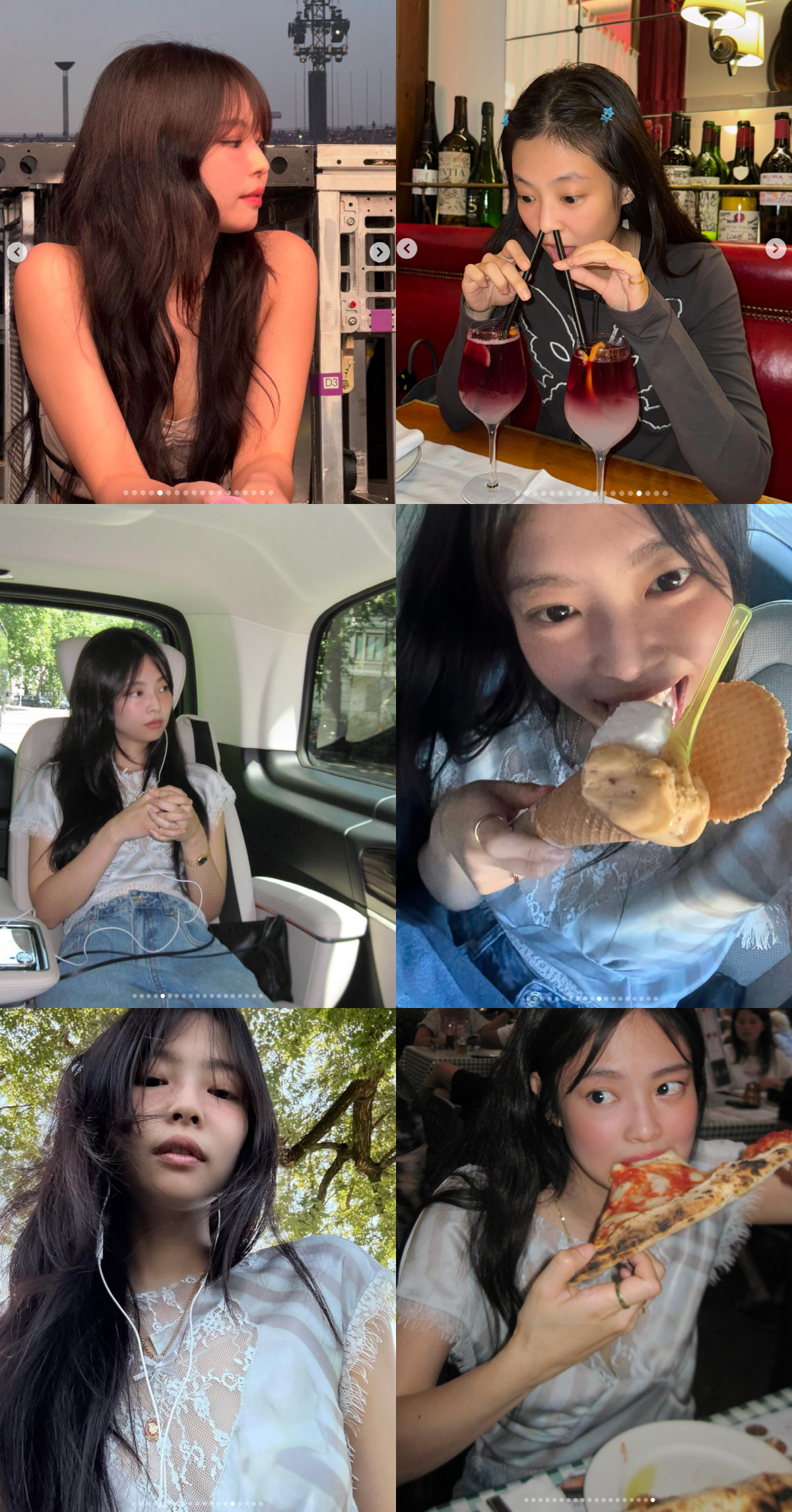 제니, 앞머리 내리고 확 달라진 분위기..민낯도 사랑스러워