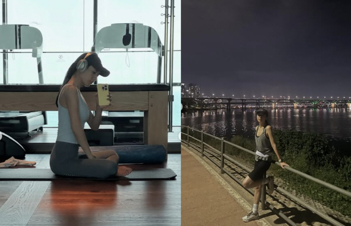 안은진, 살 너무 빠져 '못 알아본다'더니..오늘도 폭염 속 한강 러닝