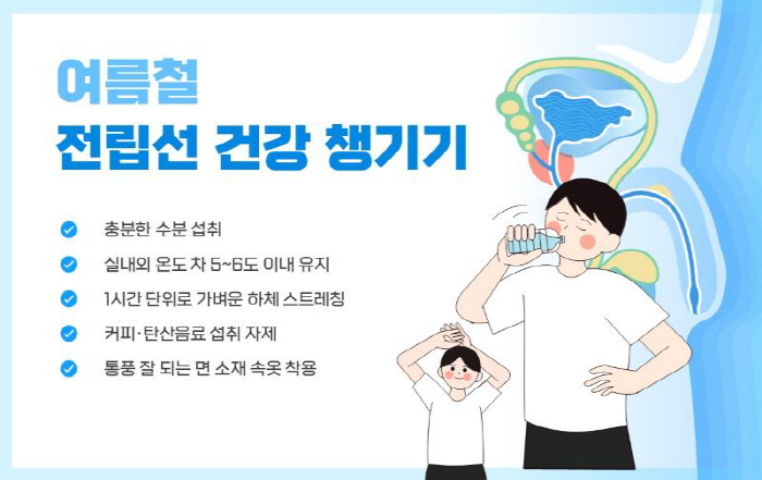 에어컨 바람, 전립선 건강 위협?…장시간 앉는 것도 피해야