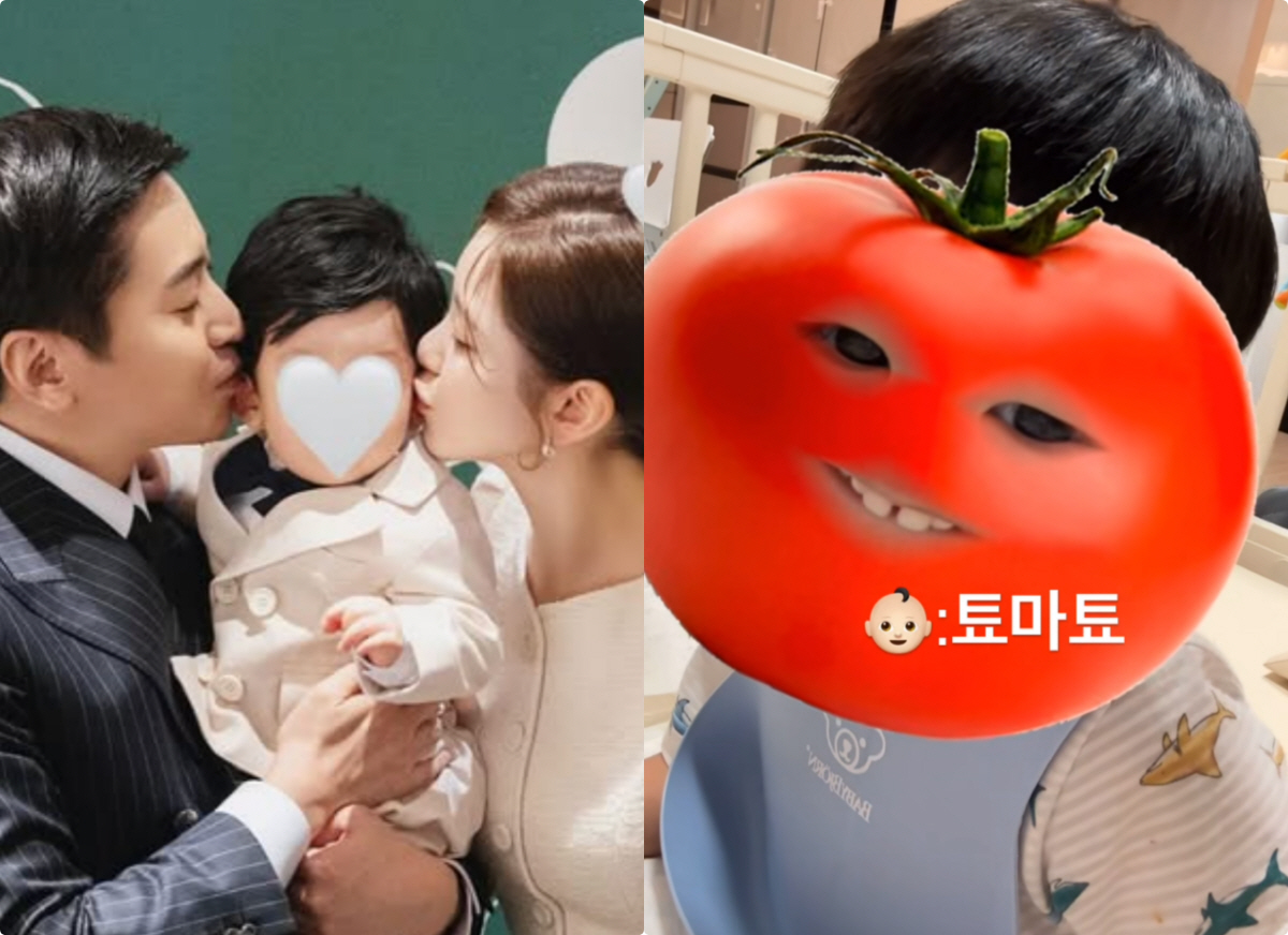 에릭♥나혜미, 첫째 子 얼굴 깜짝 공개.."귀여운 우리 베이비" 애정 뚝…